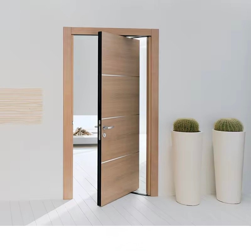 Edifort Limited Edition Modern Aluminum Front Door – Security Pivot Entrance Gate for Homes (Model #54)