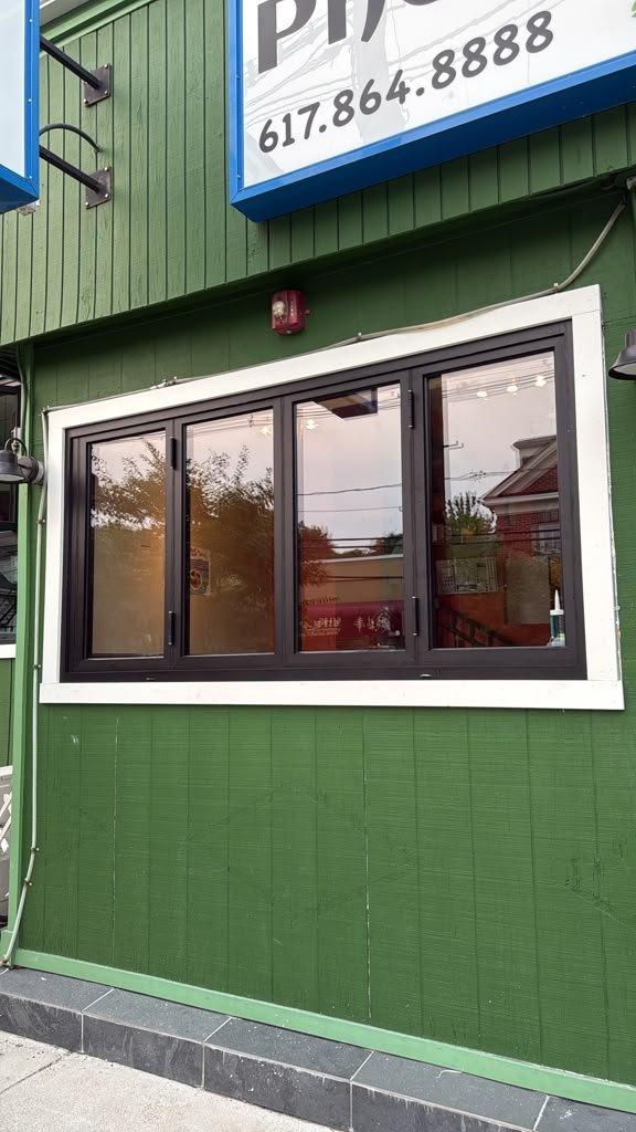 Aluminum Bifold Window installed in Billerica, MA