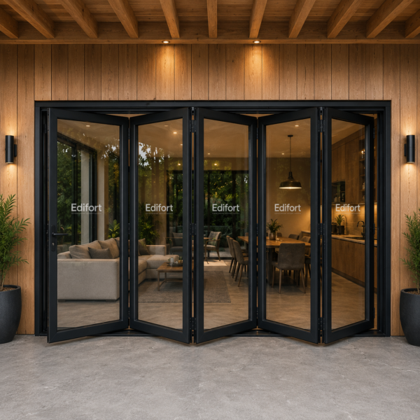 Aluminum Bifold Door installed in Concord, NC